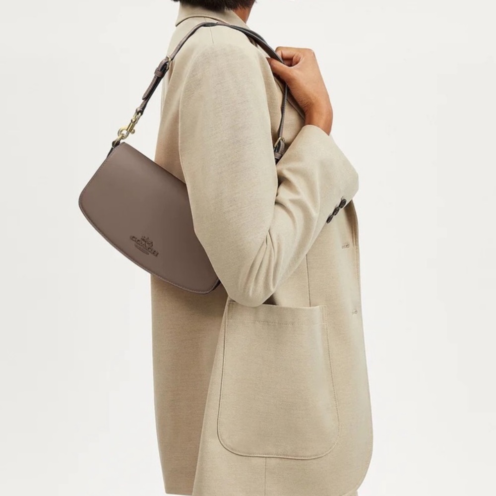 Coach Andrea Shoulder Bag in Stone Color